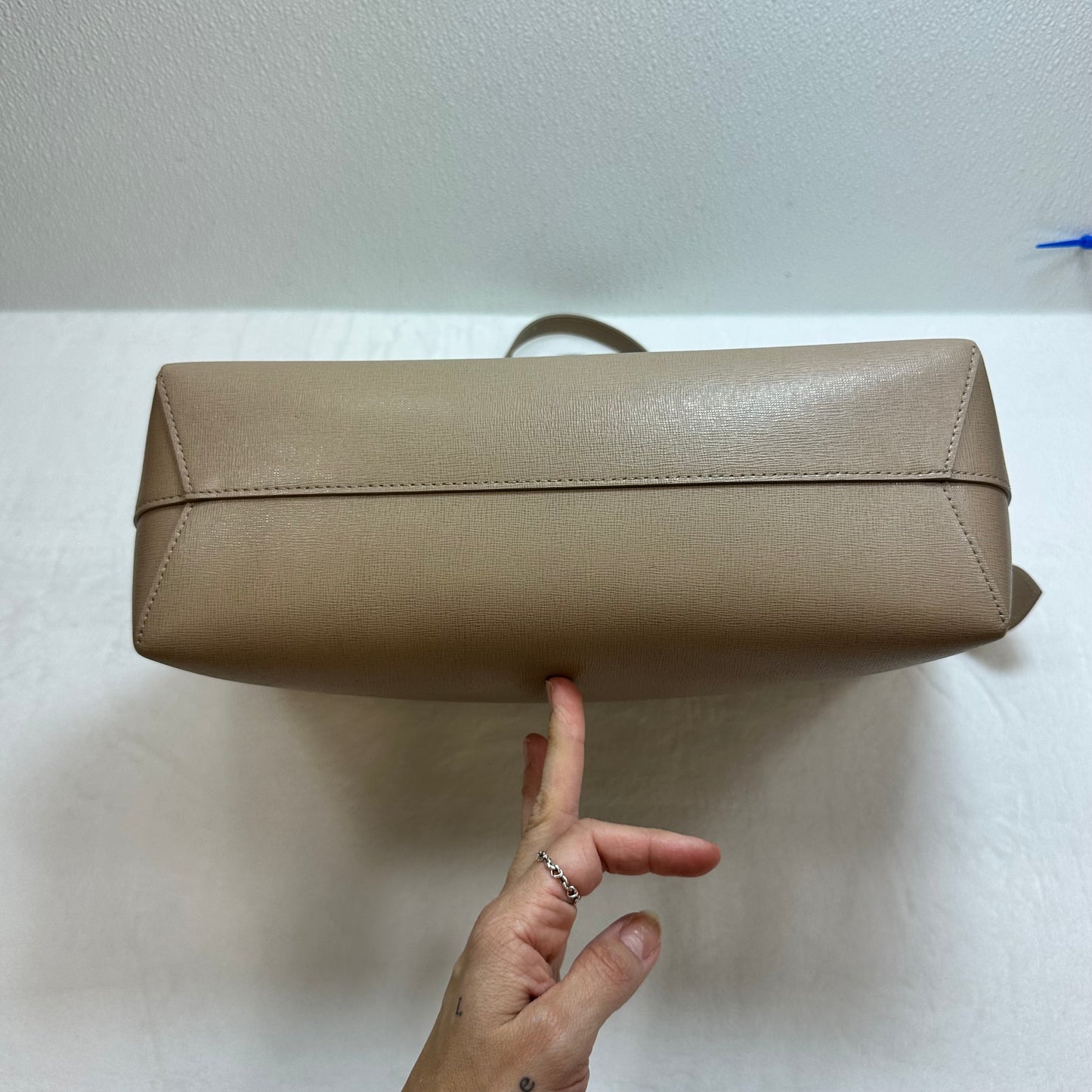 Tote Handbag Italian Leather By Mansur Gavriel, Size: Medium