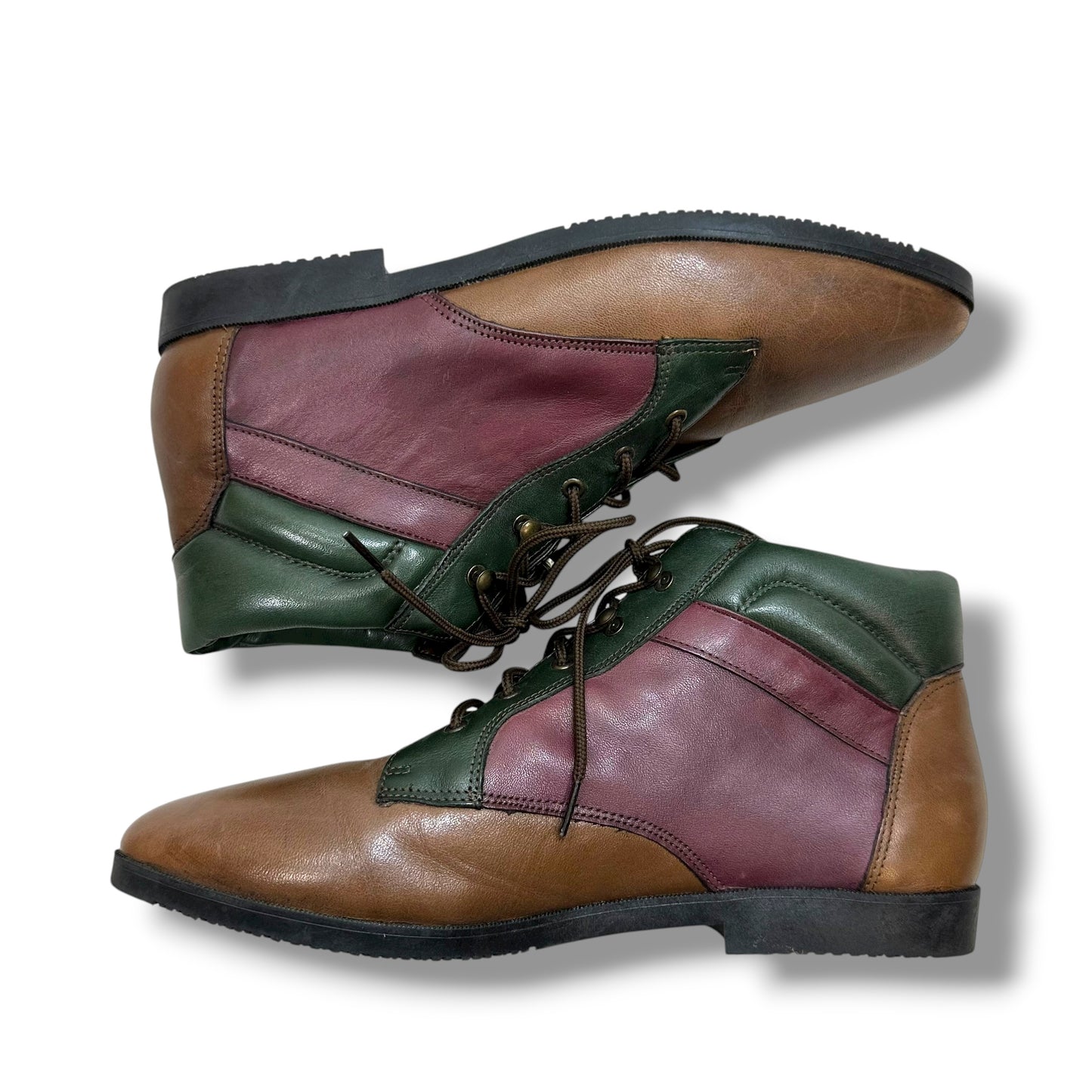 Boots Ankle Flats By Sandra Miller In Brown, Size: 10