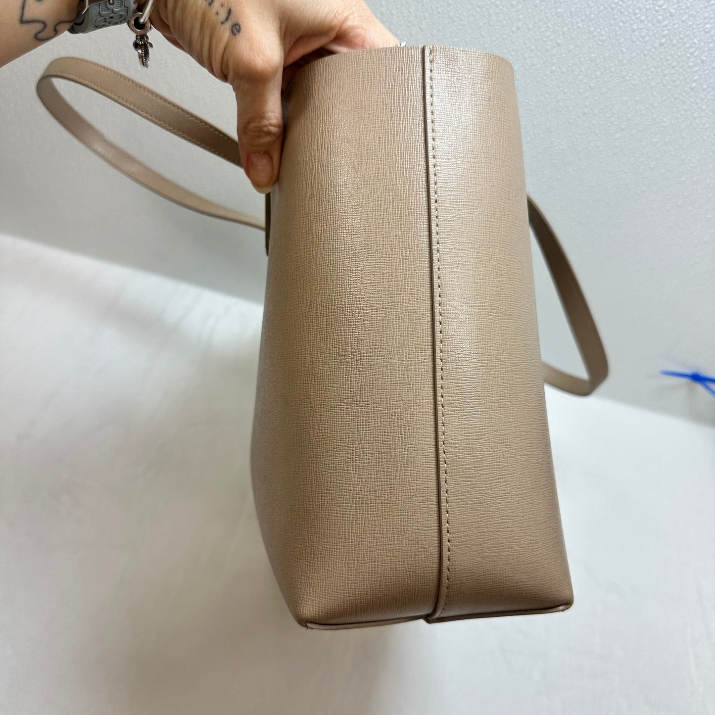 Tote Handbag Italian Leather By Mansur Gavriel, Size: Medium