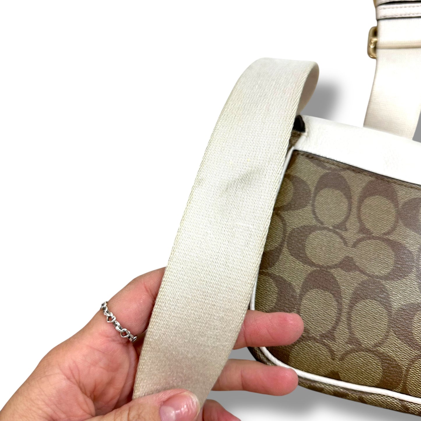 Lucy Crossbody Designer By Coach, Size: Small