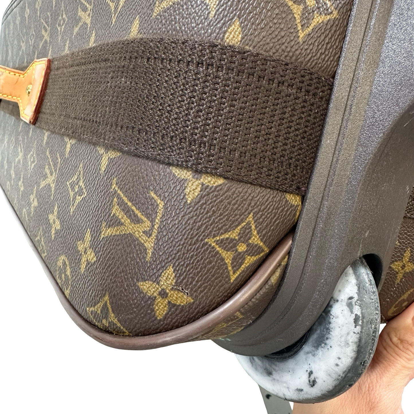 REDUCED/Final Sale: Monogram Luggage rolling suitcase Luxury Designer By Louis Vuitton, Size: Medium IN STORE PICK UP