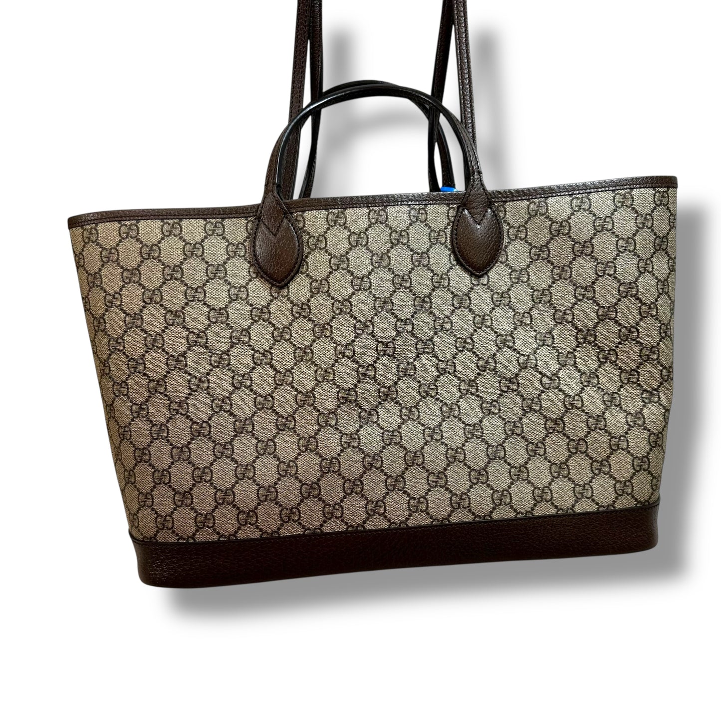Ophidia GG double handle tote Handbag Luxury Designer By Gucci, Size: Large