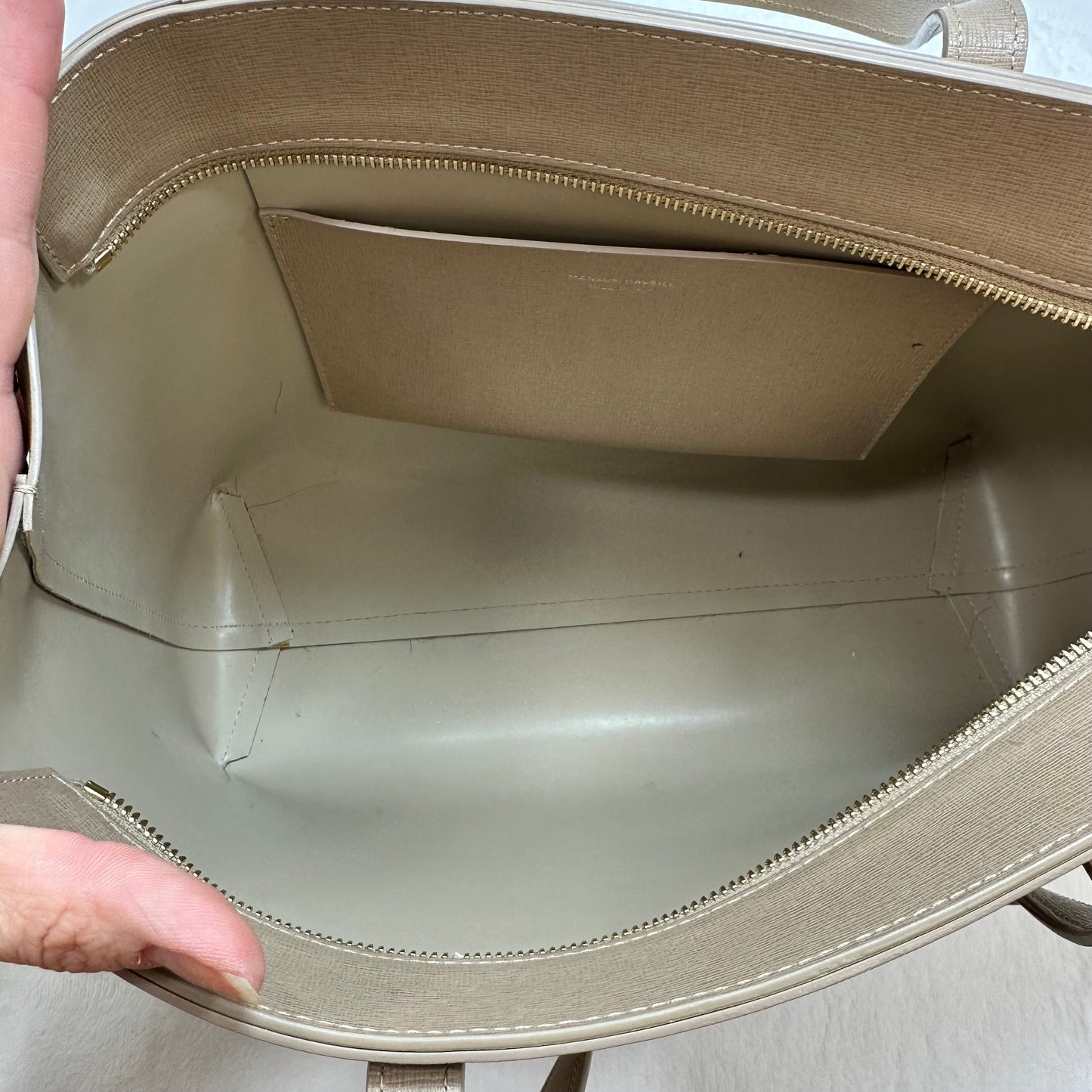 Tote Handbag Italian Leather By Mansur Gavriel, Size: Medium