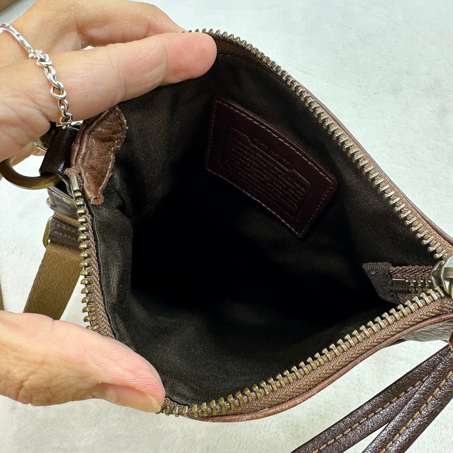 Crossbody Designer By Coach, Size: Small
