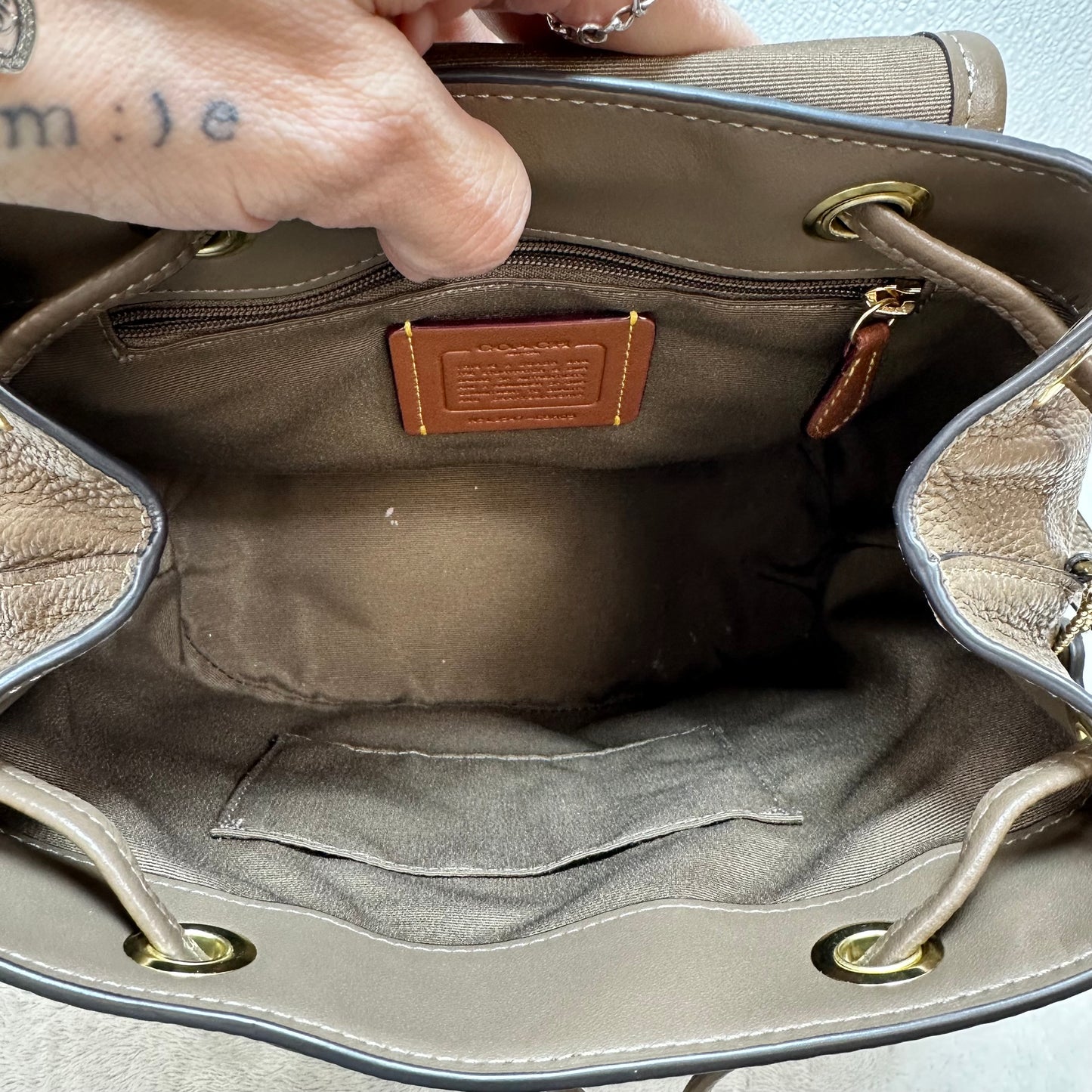 Backpack Designer By Coach, Size: Medium