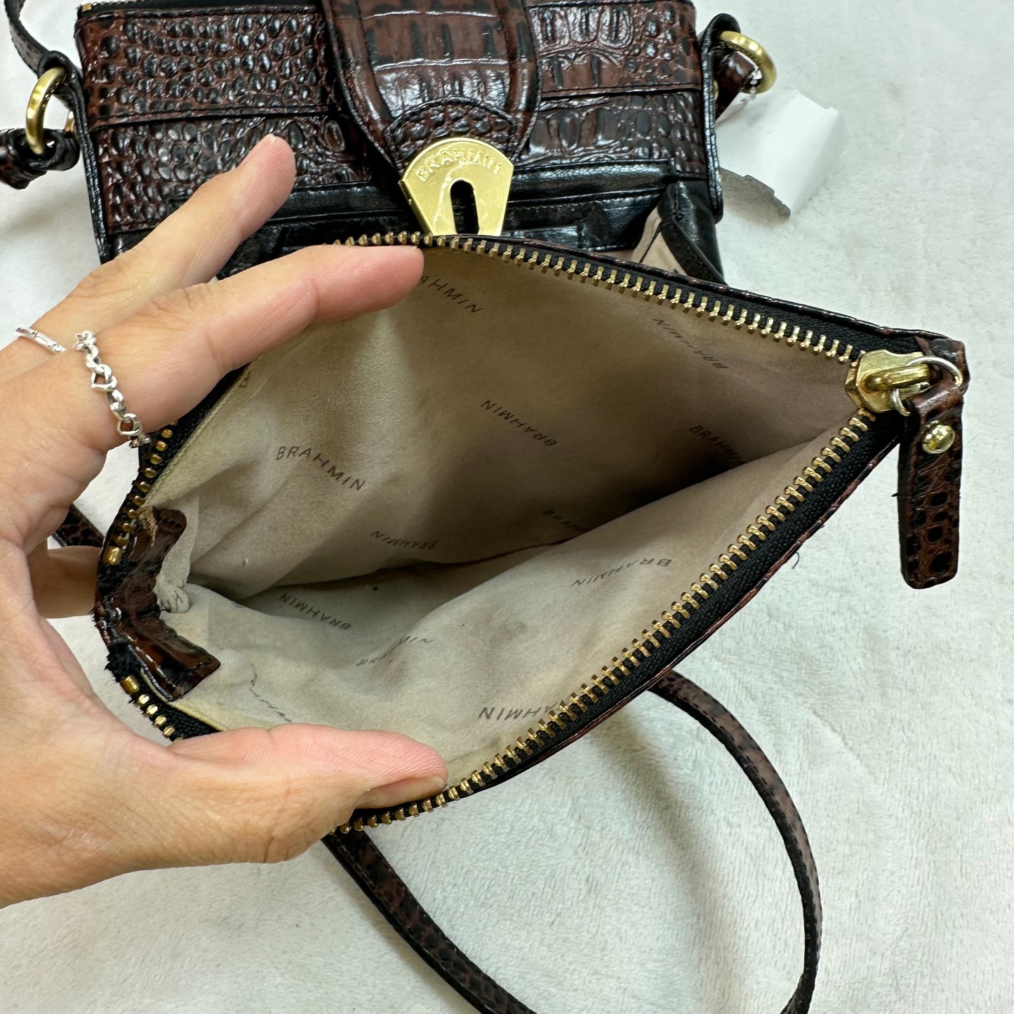 Crossbody Designer By Brahmin, Size: Small