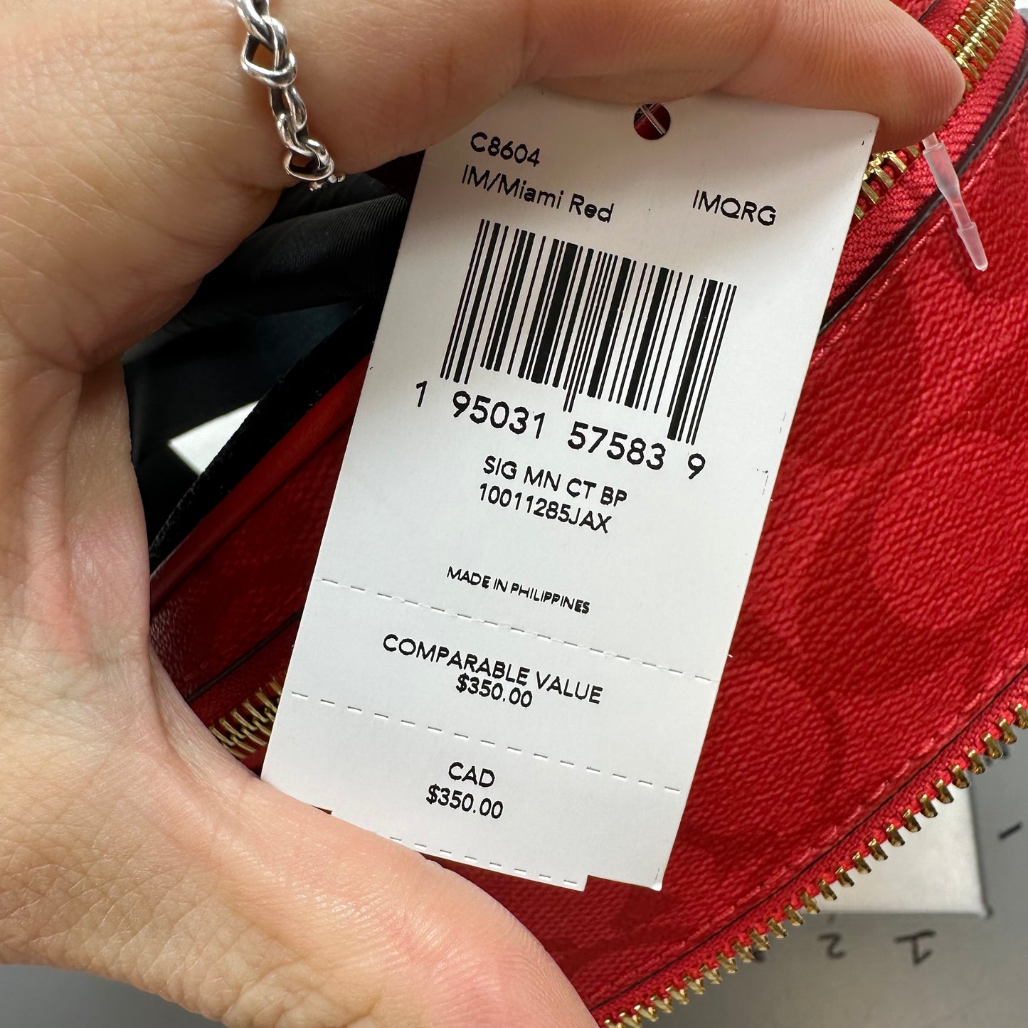 Backpack Designer By Coach, Size: Small