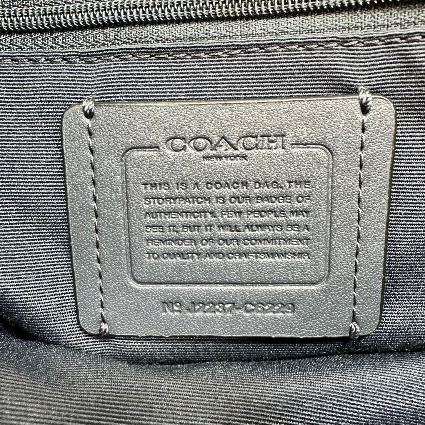 Kacey Satchel Handbag Designer By Coach, Size: Medium
