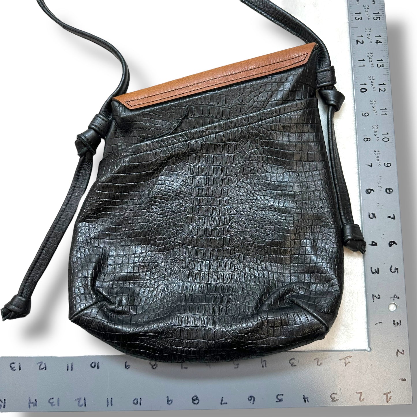 Leather Crossbody By THOMAS LEATHERS, Size: Small