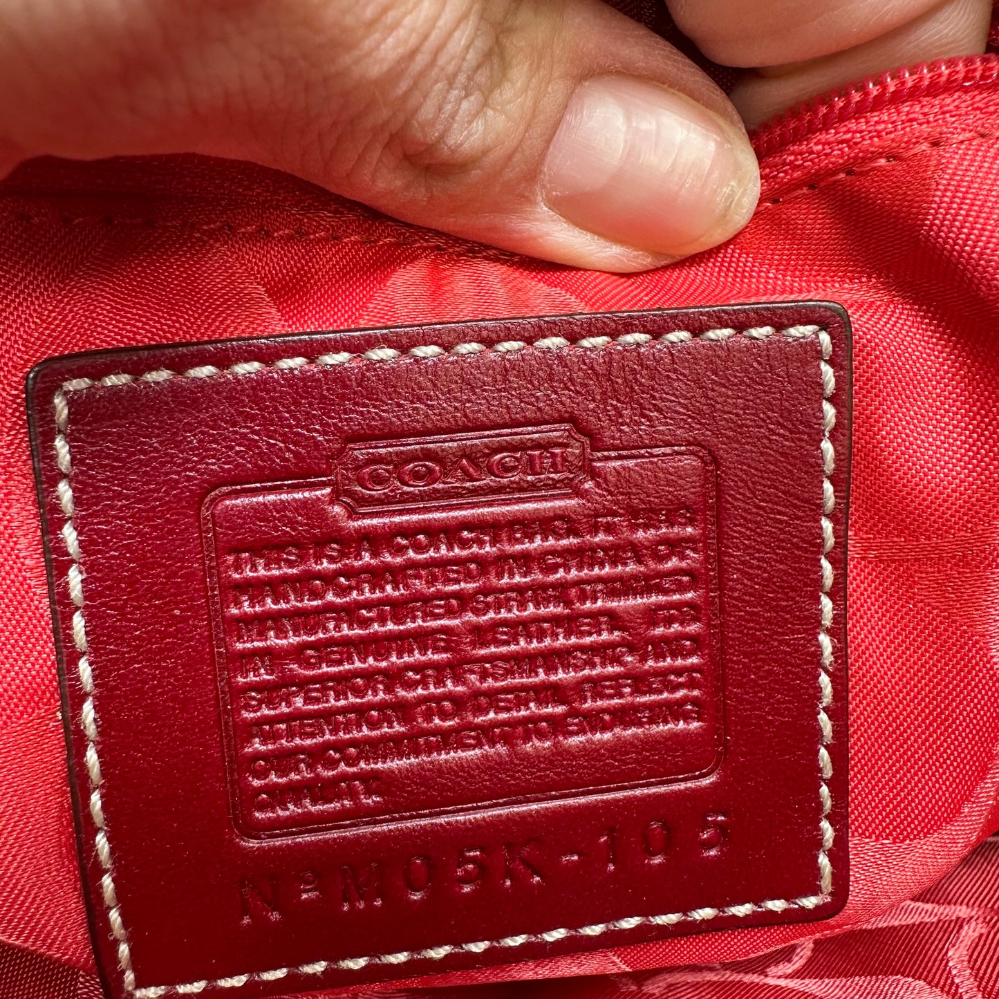 Legacy Handbag Designer By Coach, Size: Medium