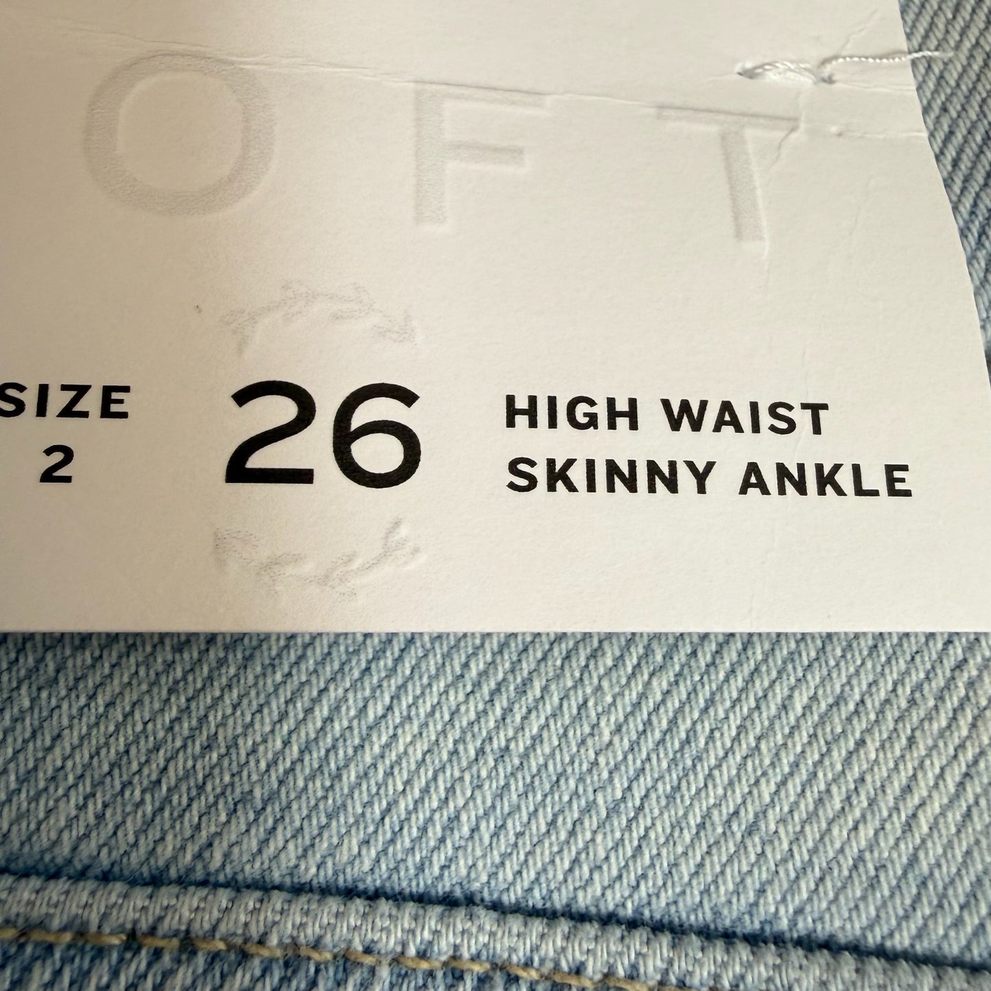 Jeans Cropped By Loft In Blue Denim, Size: 2