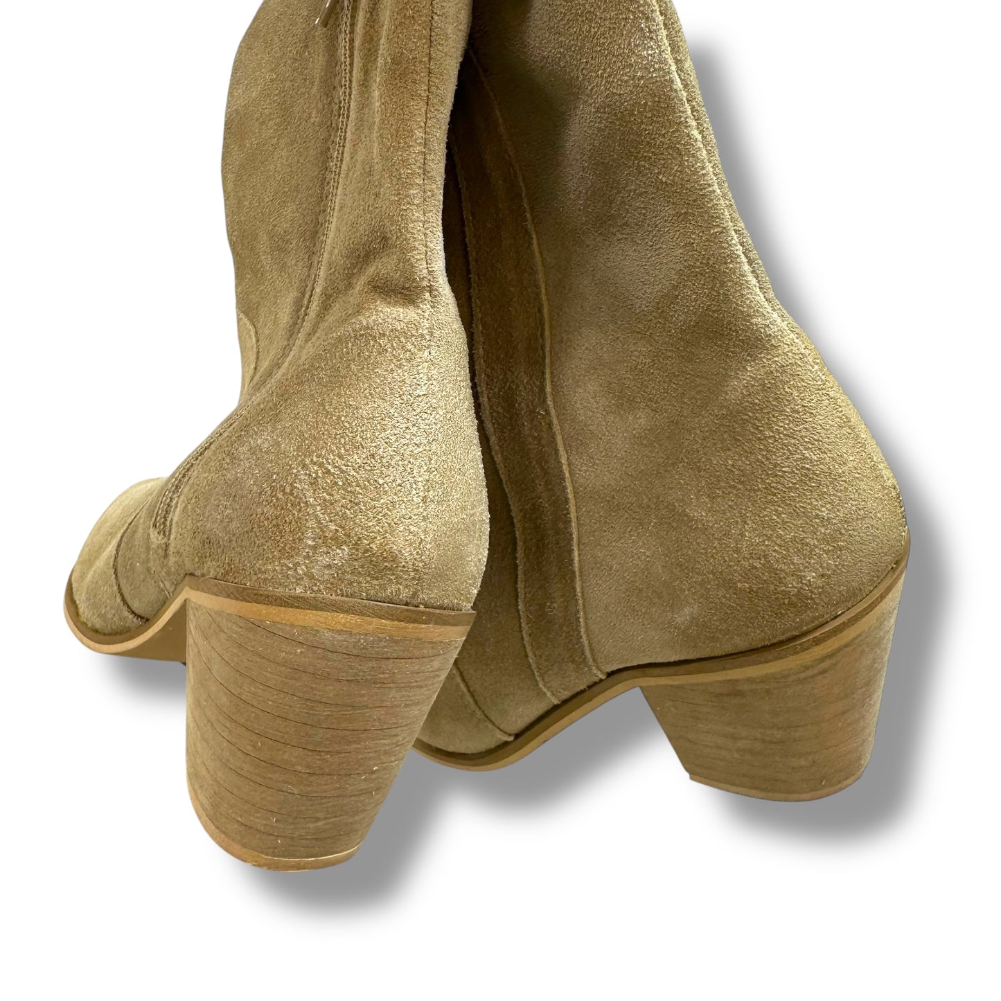 Boots Mid-calf Heels By Matisse In Tan, Size: 7