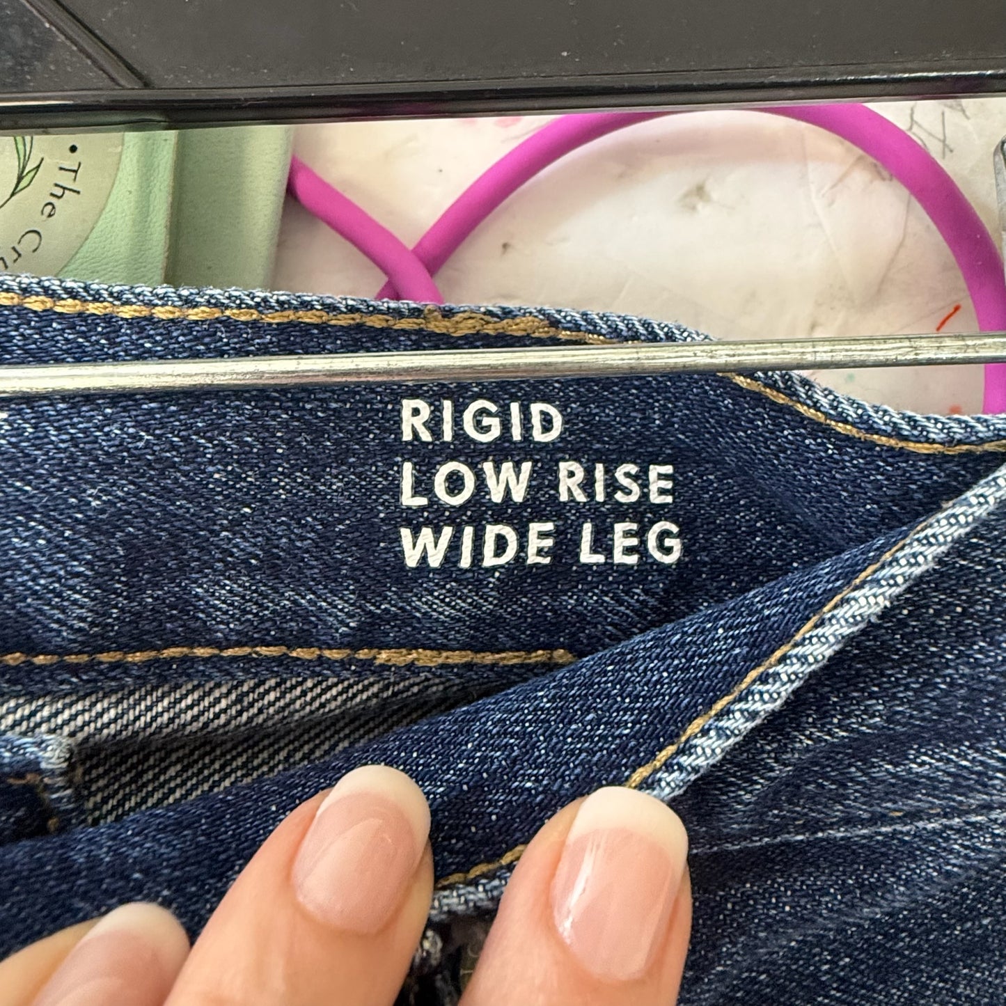 Jeans Wide Leg By J. Crew In Blue Denim, Size: 8