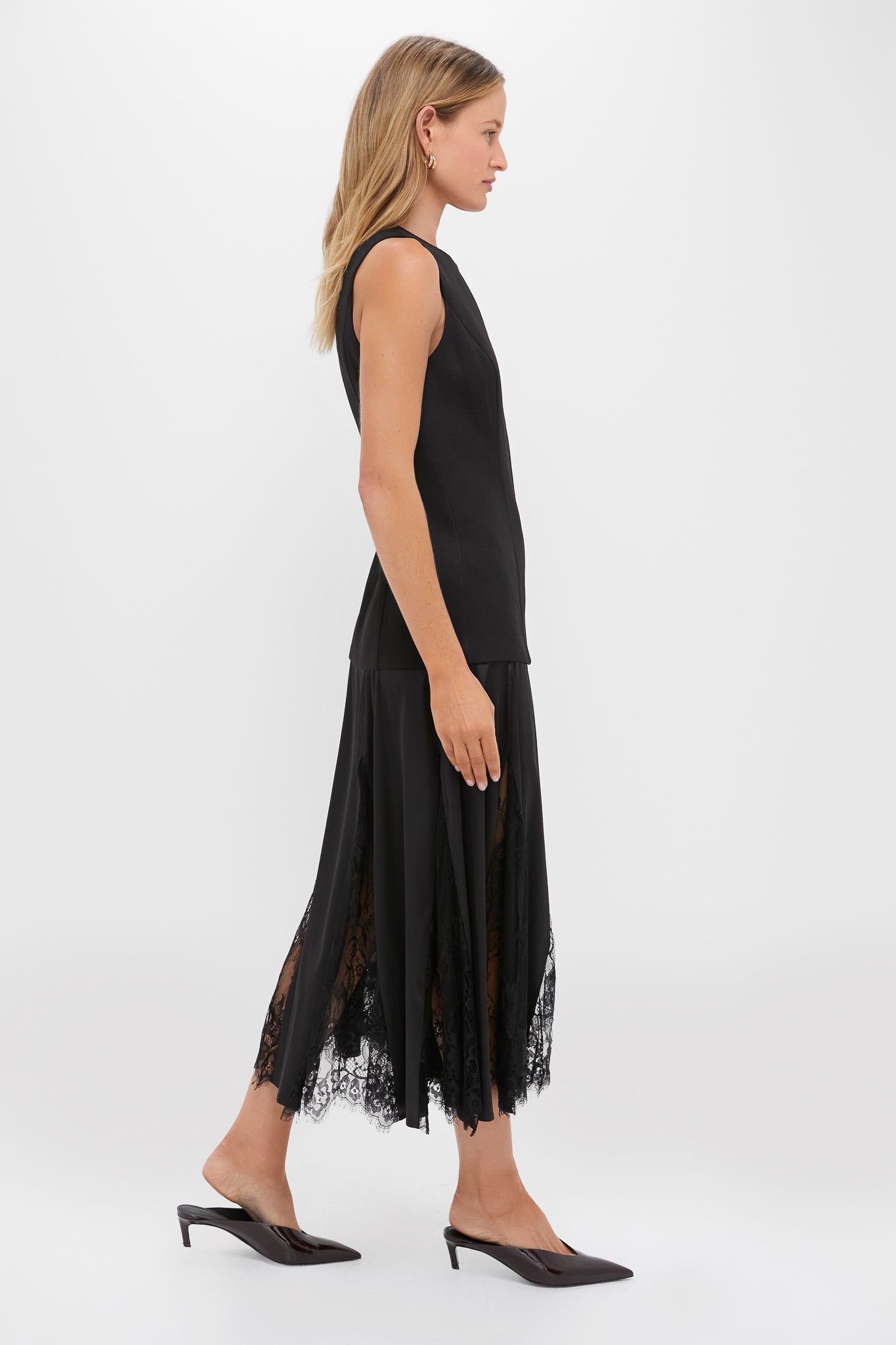 Mixed-Media Coco Maxi Dress By Hyacinth House - Tuckernuck In Black, Size: L