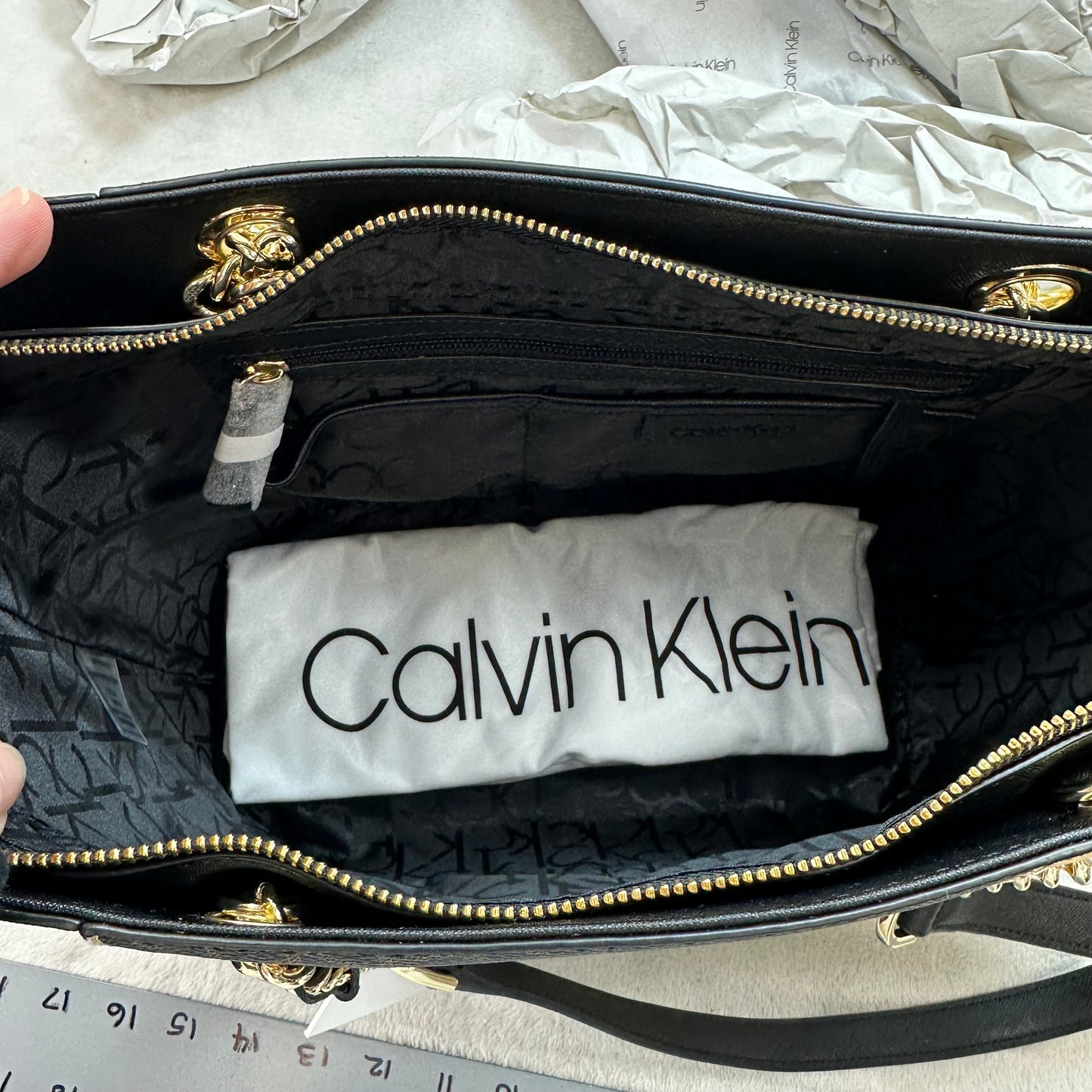 Handbag By Calvin Klein, Size: Medium