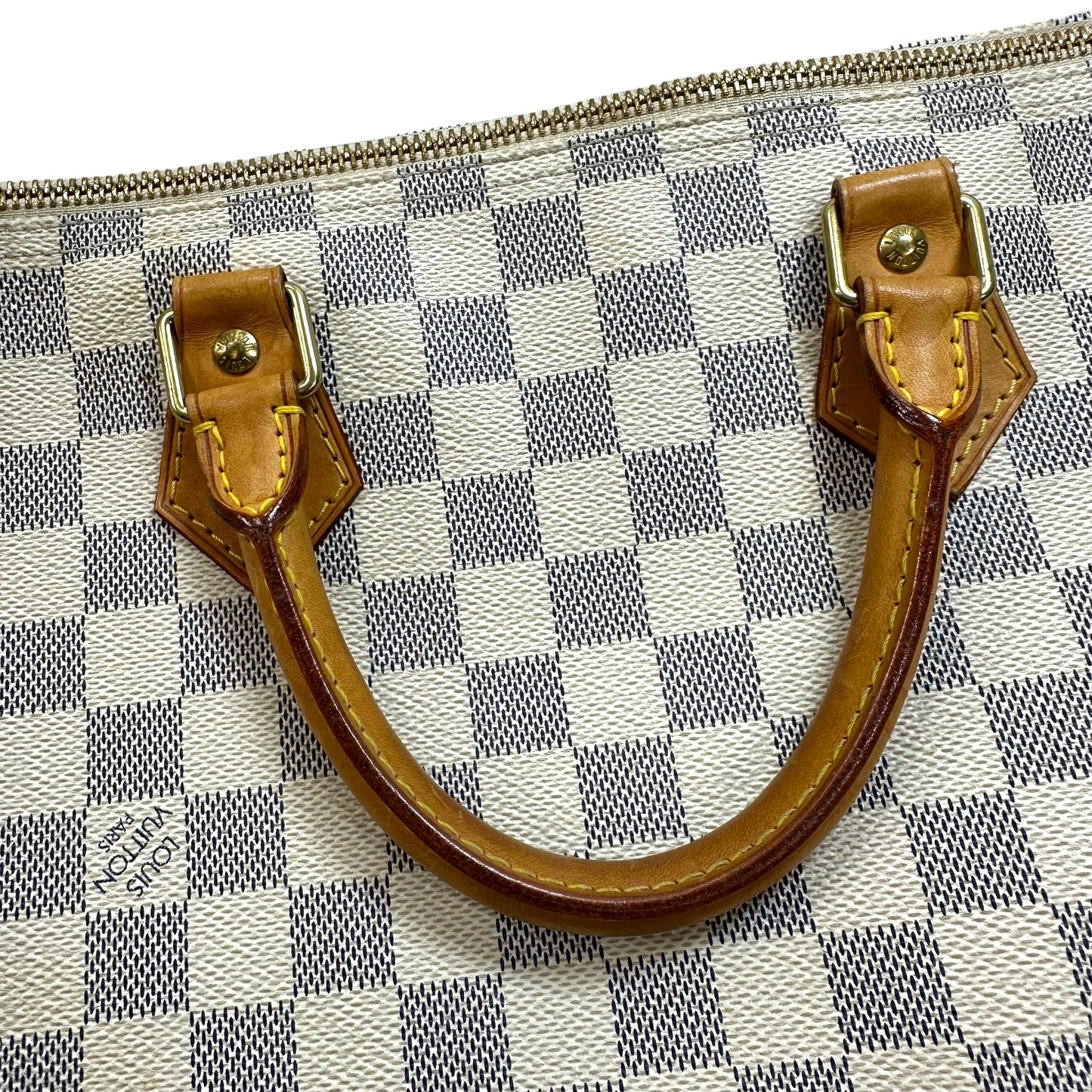 Speedy 35 Handbag Luxury Designer By Louis Vuitton, Size: Large