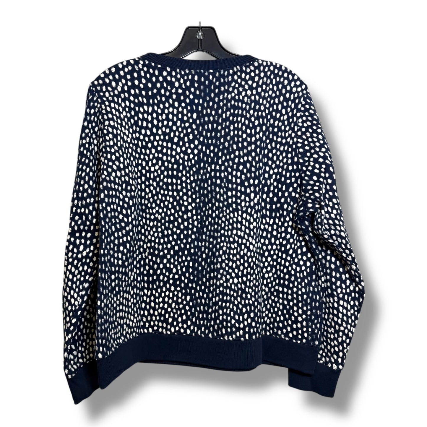 Top Long Sleeve By J. Crew In Navy, Size: L