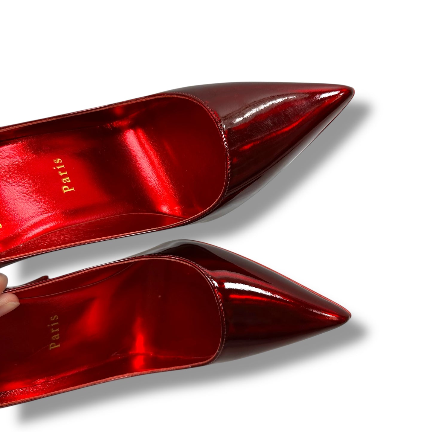 Shoes Luxury Designer By Christian Louboutin In Red, Size: 37.5