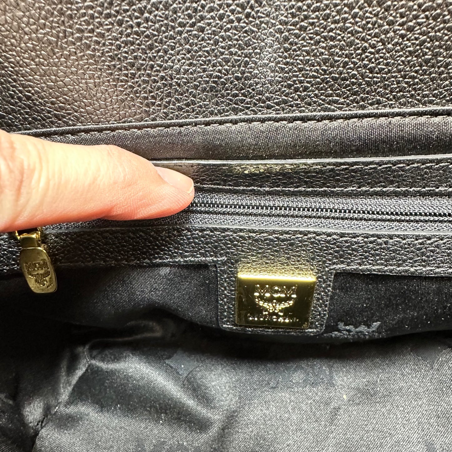 Handbag Luxury Designer By Mcm, Size: Small