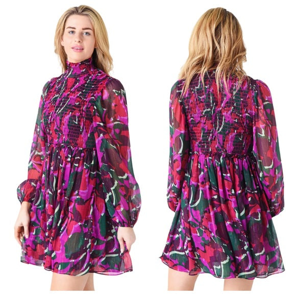 Dress Designer By Misa In Floral Print, Size: Xl