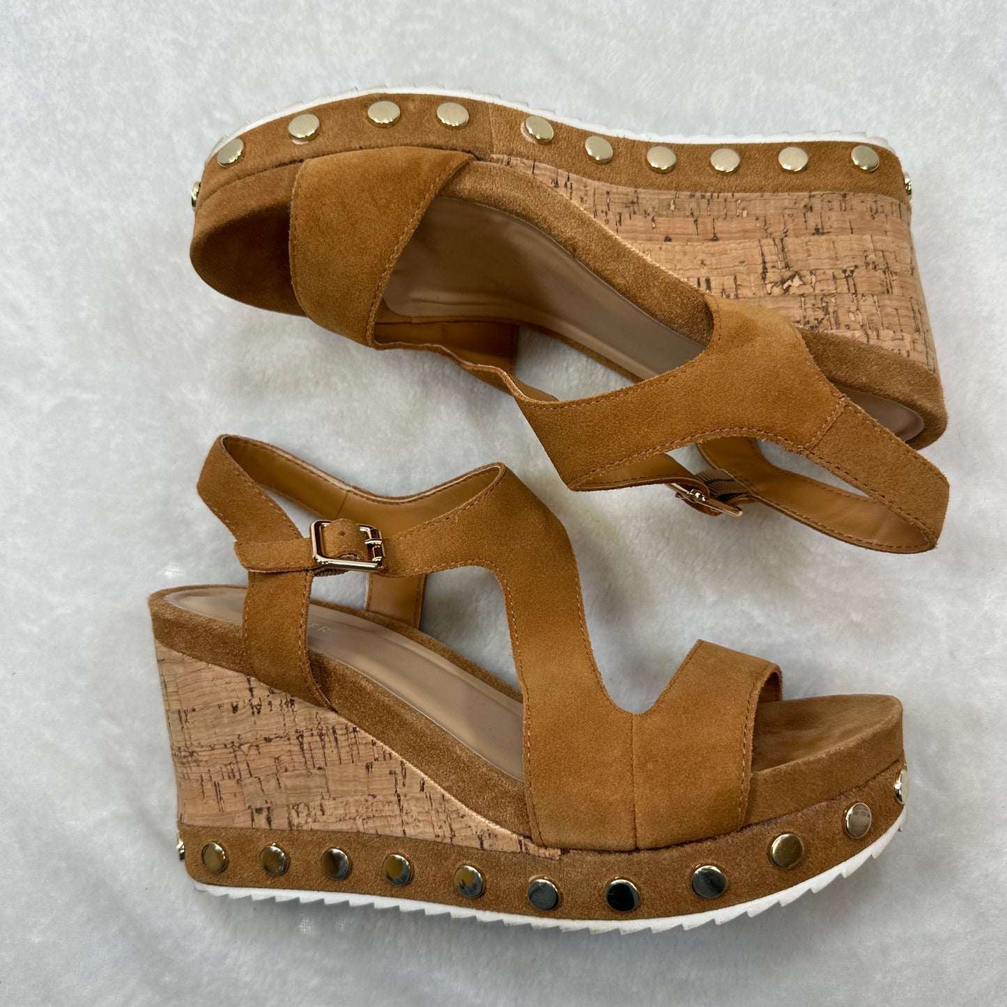 Sandals Heels Wedge By BLEEKER & BOND Size: 7.5