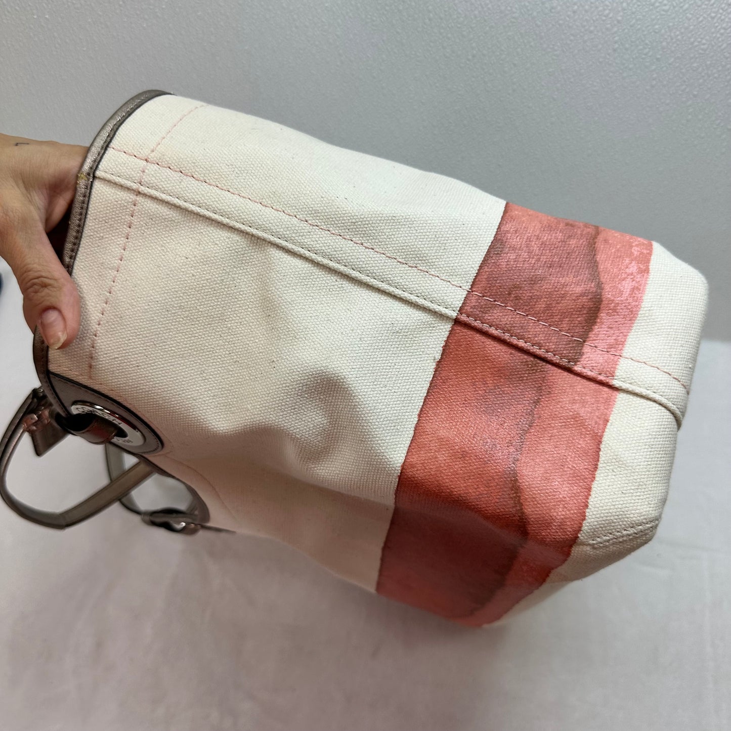 Handbag Designer By Coach, Size: Medium