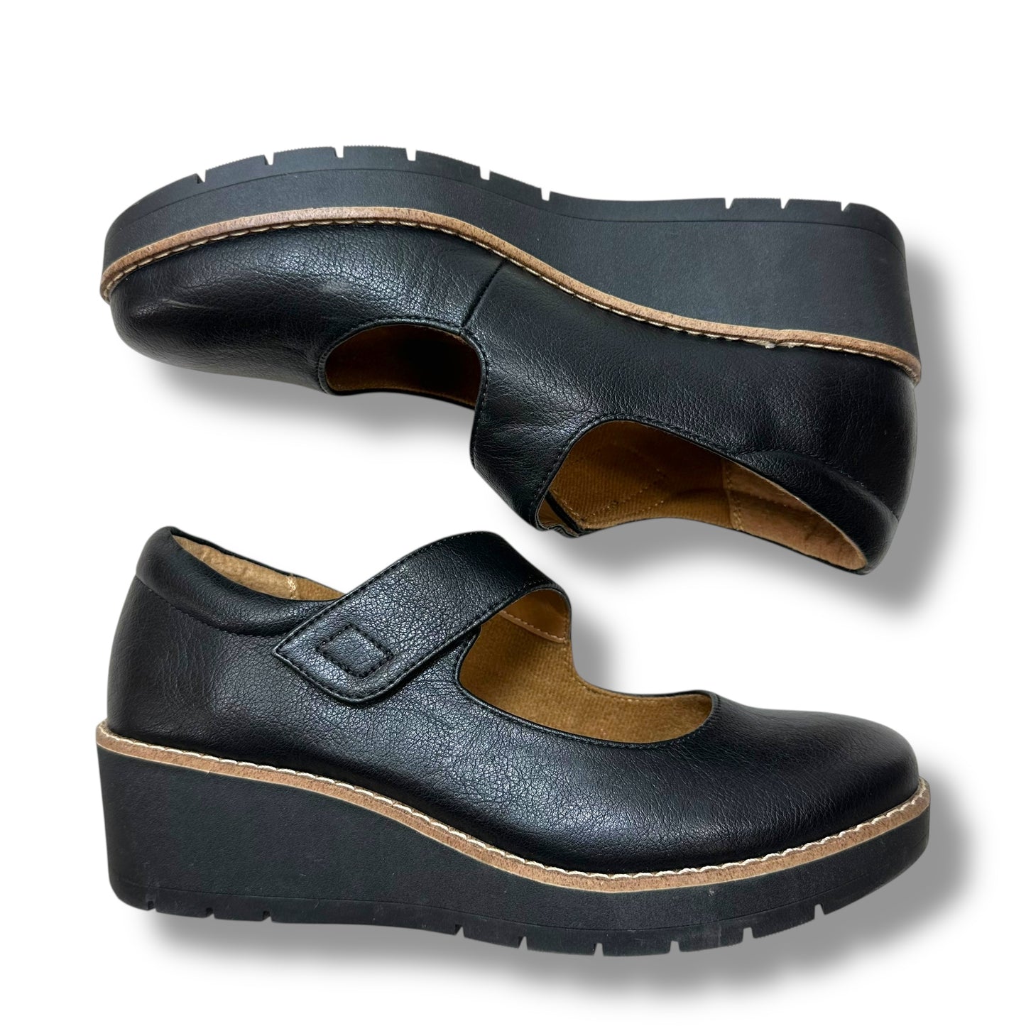 Shoes Heels Platform By Sofft In Black, Size: 9