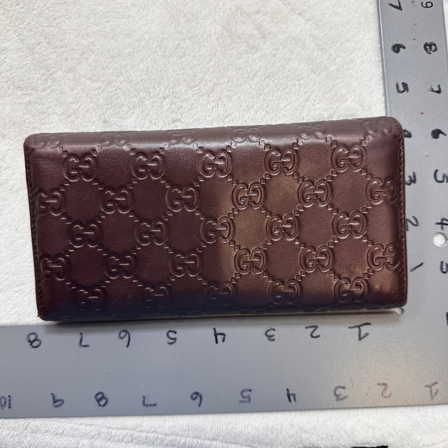 Wallet Luxury Designer By Gucci, Size: Small