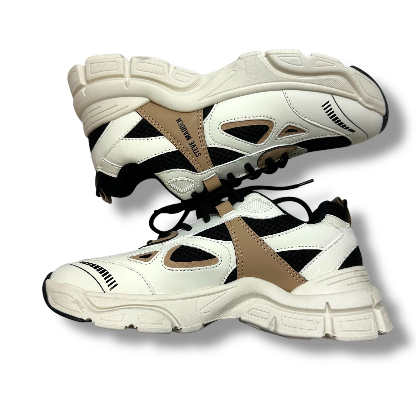 Shoes Sneakers By Steve Madden In Beige, Size: 7