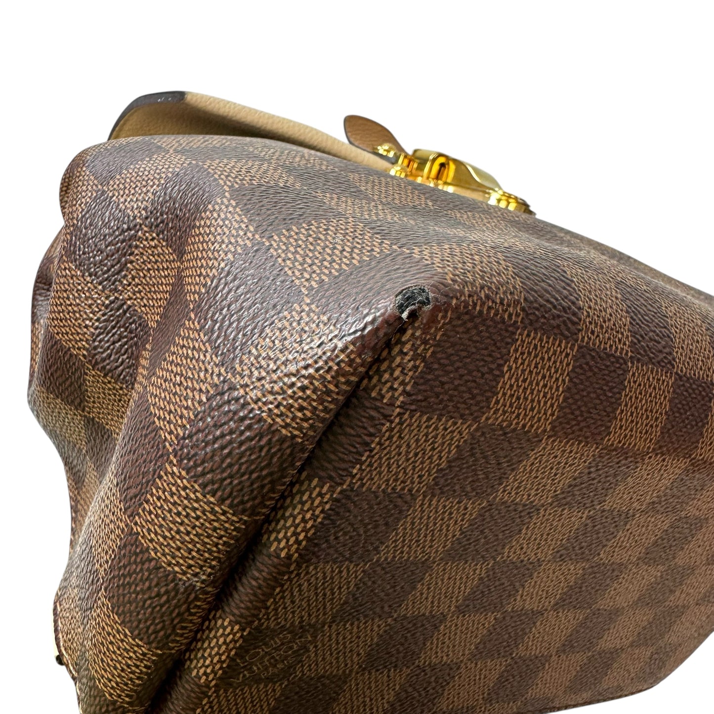 PRICE REDUCTION-FINAL SALE! Damier Ebene Clapton Backpack
Luxury Designer By Louis Vuitton, Size: Small