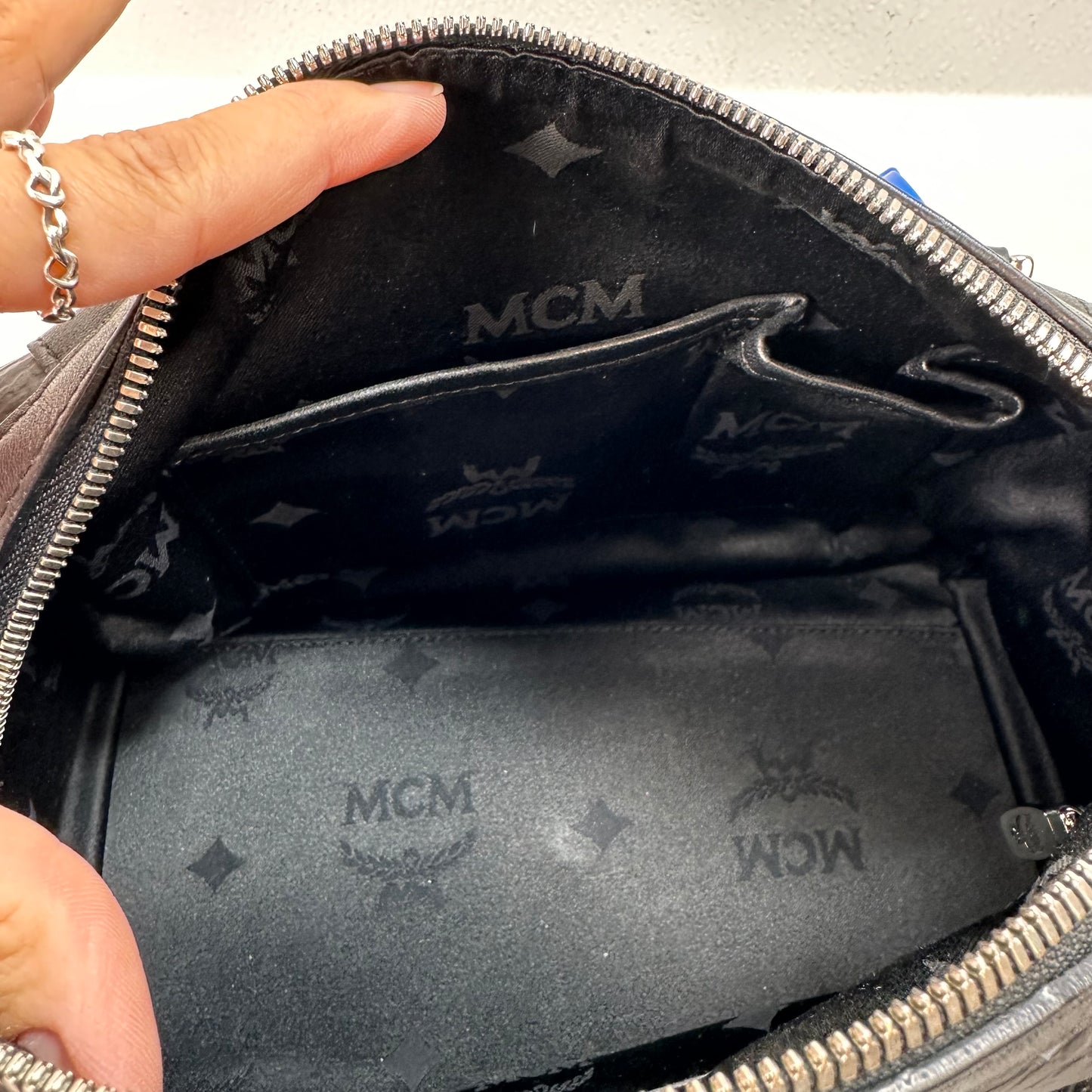 Handbag Luxury Designer By Mcm, Size: Small