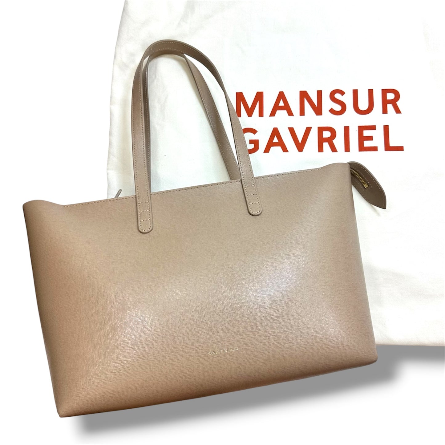 Tote Handbag Italian Leather By Mansur Gavriel, Size: Medium