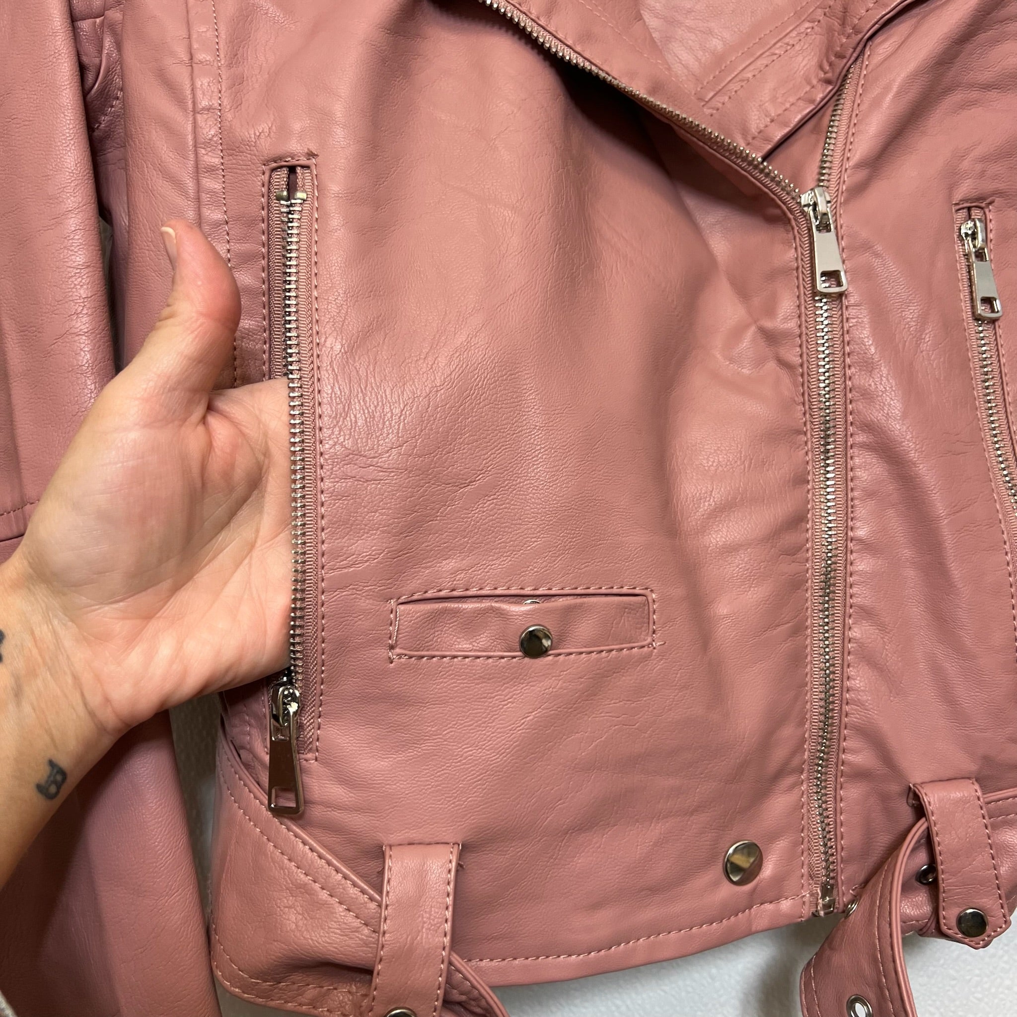 Ci sono jacket pink best sale