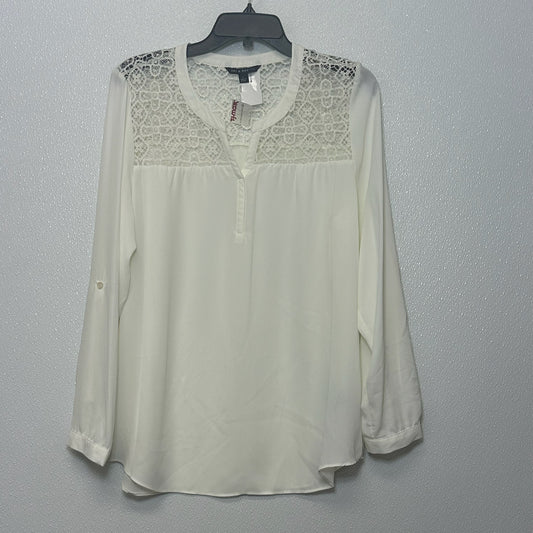 Top Long Sleeve By Zac And Rachel  Size: L