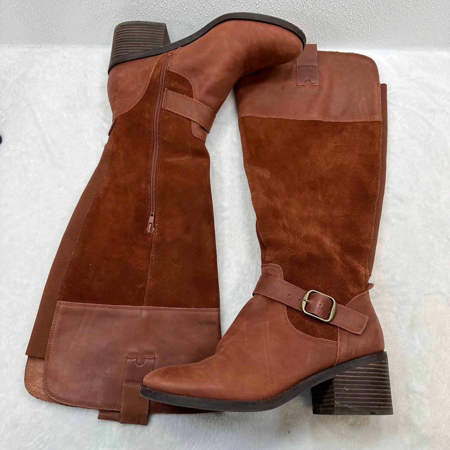 Boots Mid-calf Heels By Lucky Brand O  Size: 9.5